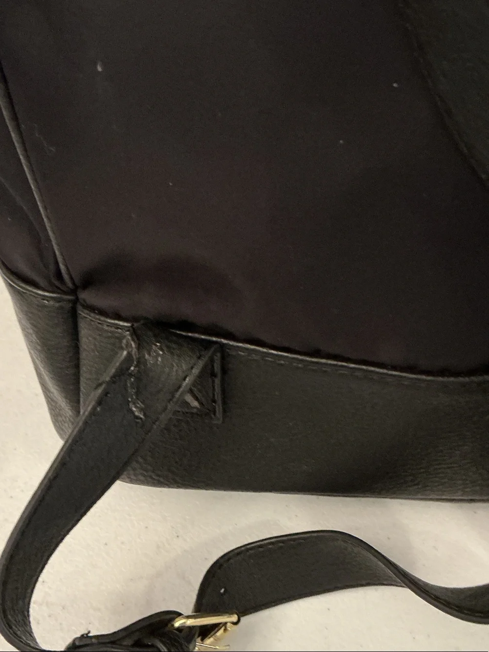 Steve Madden Black Men’s Logo Backpack